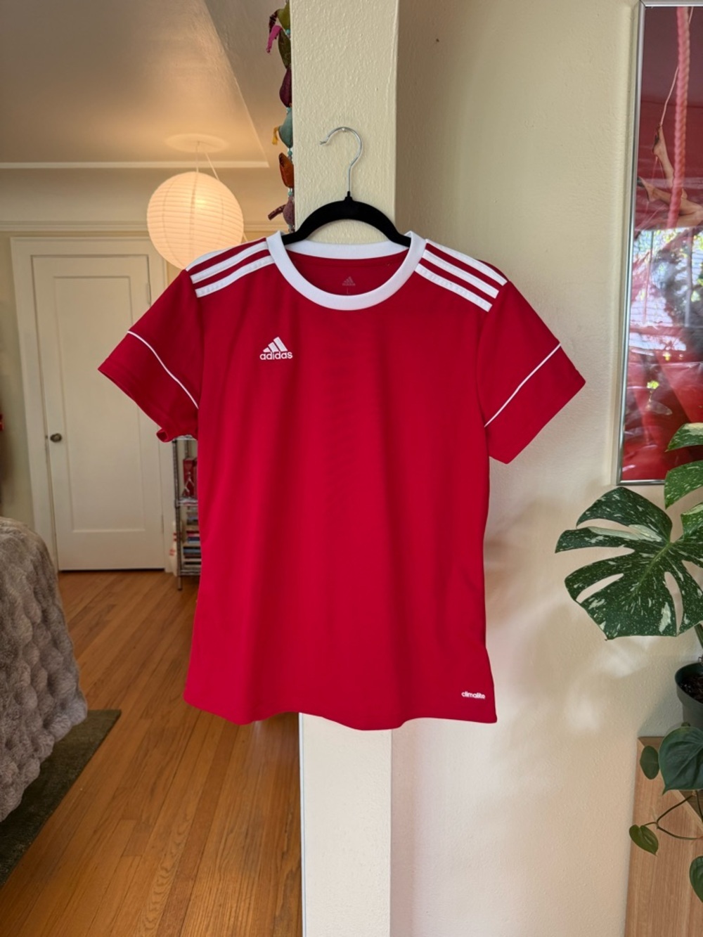 Vintage Red Adidas Athletic Shirt
